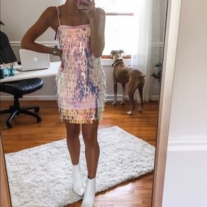 Fringe Sequin Dress